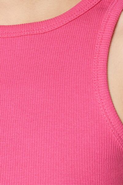 Trendyol Collection Fukszia testhez illeszkedő/testre ülő kötőfék gallér bordázott, rugalmas kötött felső TWOSS21AL0050