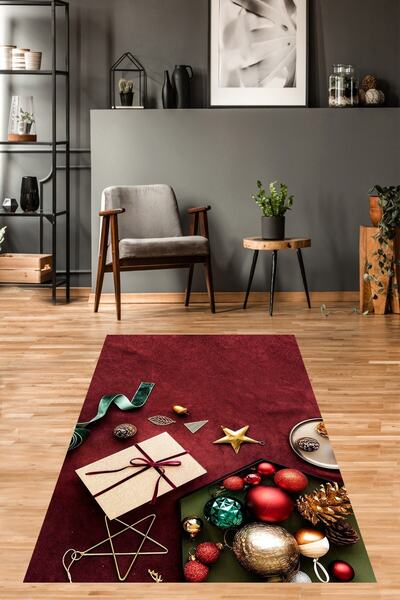 on the clouds Çam Ağacı Süsleri Hediye Desen Yıkanabilir Kaymaz Taban Leke Tu...