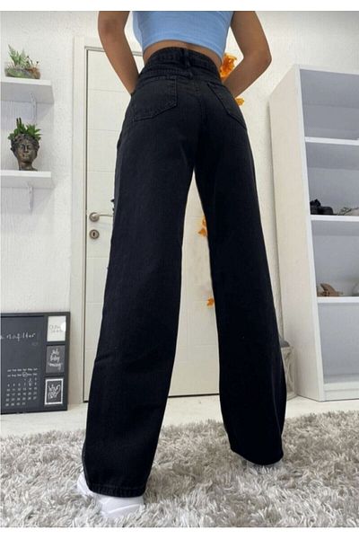 LAMİRA Wide Leg High Waist Wide Leg Palazzo Comfort Lycra