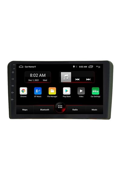 EXVOL Audi A3 2003-2013 Android Multimedya Carplay 9 Inc Hd Ips Ekran 2/32gb Kamera Hediyeli