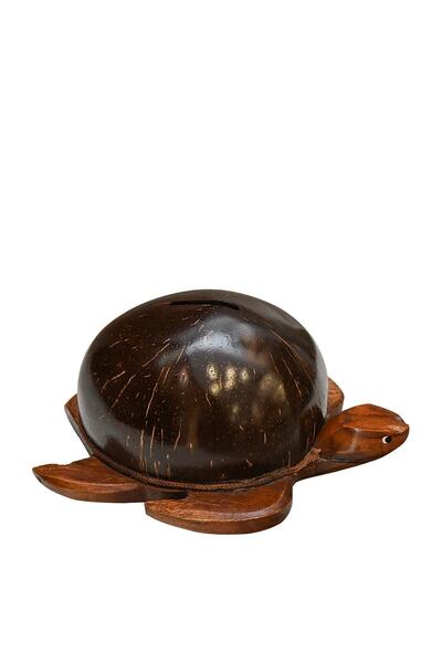 BOHOBAZZAR Coconat El Yapımı Kumbara 20cm