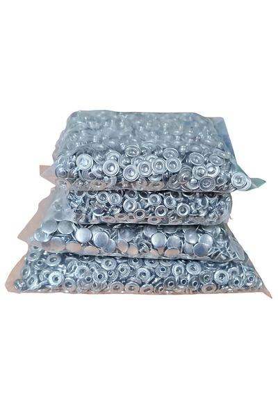 tuhafiyecimiz 700 Pieces 15mm Stainless Large Studs (moldless) [nickel/silver Color]