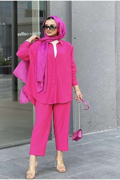 Generic Brand Set Hijab cu pantaloni pentru femei
