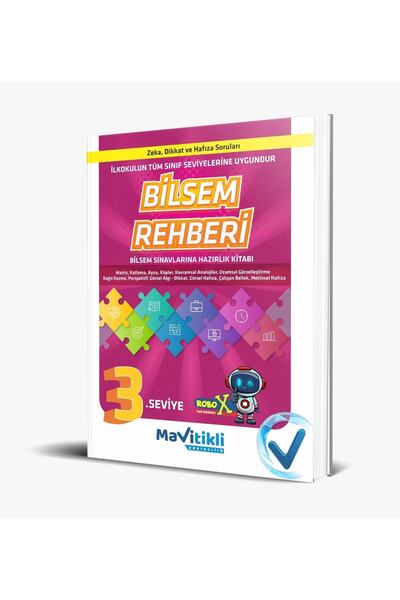 Mavitikli Yayıncılık Bilsem Rehberi 3.seviye Soru Bankası