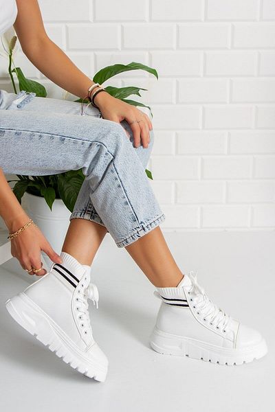 Aleza Shoes Love Comfortable Fit Elastic Lace Up Γυναικείες Μπότες