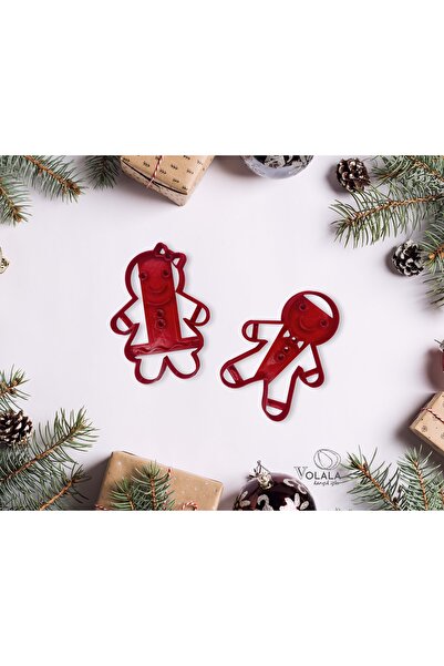 Volala مجموعة قوالب كوكي مان للأطفال