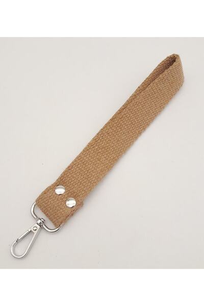 angel çanta aksesuar Extractor de coloană din bumbac maro lapte cu metal argi...