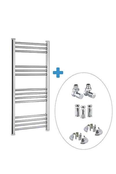 TOPRAK HAVLUPAN 50/100cm 14 Borulu Krom Havlupan +2 Adet Vana +2 Boru Gizleme...