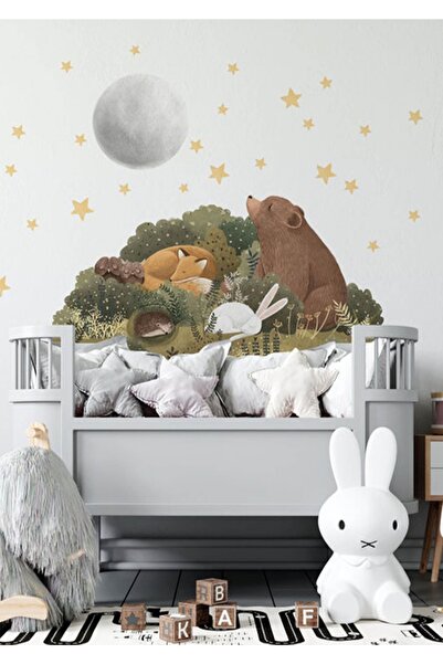 WALLHUMAN Forest Çocuk Odası Duvar Stickerı