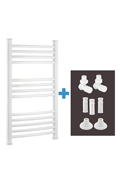 TOPRAK HAVLUPAN 40/100cm 14 Borulu Beyaz Havlupan +2 Adet Vana +2 Boru Gizlem...