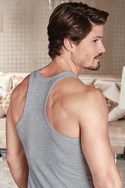 Berrak 1029 Men's Lycra Rambo Undershirt 4 Pack