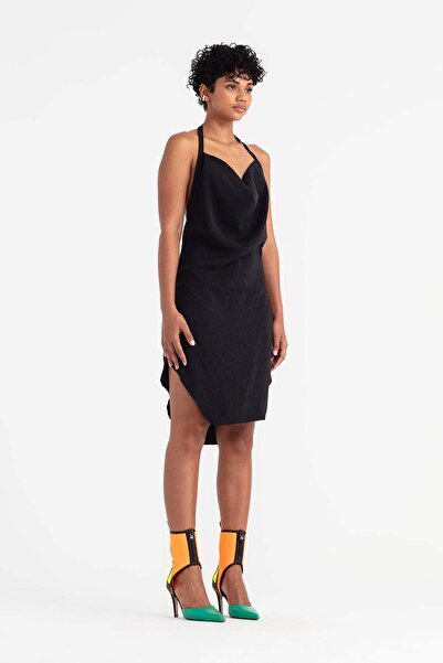 VDR Siyah Elbise 11064