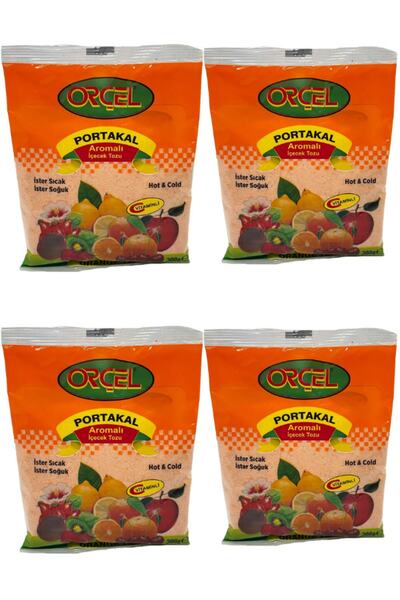 Portakal Aromalı Içecek Tozu Oralet Çay 300gr.x 4 Adet