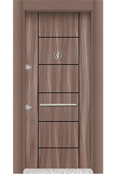 MONO ÇELİK KAPI SİSTEMLERİ Daire Giriş Kapısı, Çelik Kapı, Mn-1827 Sağ