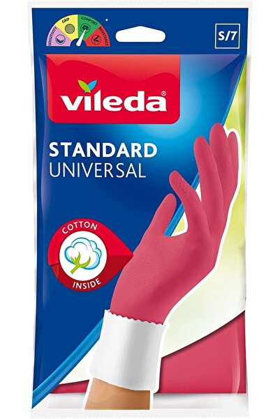 Vileda Standart Eldiven %100 Doğal Lateks, S - Küçük Boy
