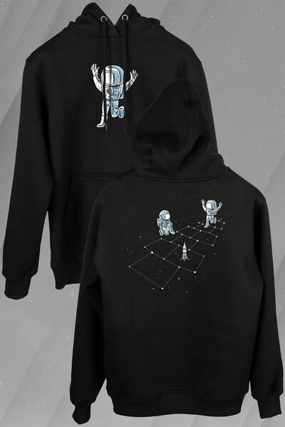 Kendim Seçtim Astronaut Dancing Space Cosmos Space Galaxy Planet Față și spat...