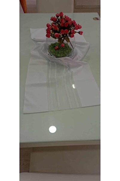Üçbey Runner Amerikan Servis Masa Örtüsü Sehba Örtüsü 40x90