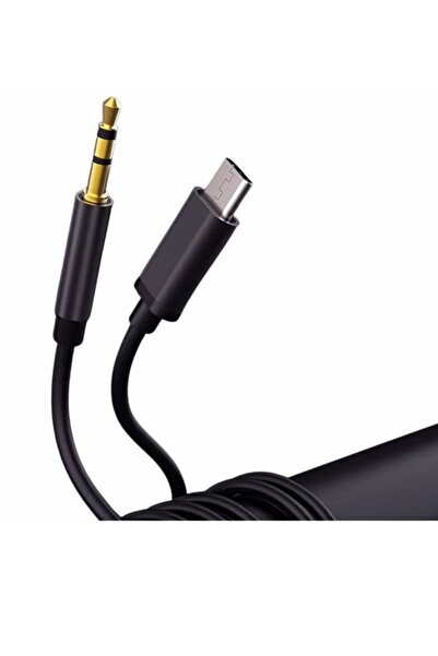 HOBİPİX Tüm Telefonlarla Uyumlu Type-c Aux Kablo 1mt Kulaklık Çevirici Araç Müzik Ses Dönüştürücü