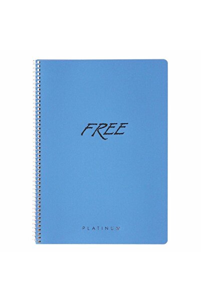 KESKİN COLOR 16x22 cm Fără linii cu spirală 80 de coli Copertă din plastic me...