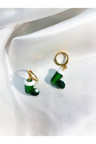 nazarboncuğu New Year Earrings New Year Earrings -christmas-new Year