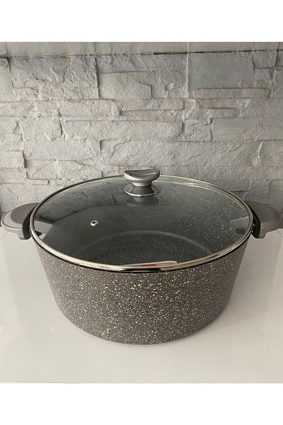 En Ucuz Mağaza Large Size Luxury Granite Pot 34x13.5 Cm 11.0 Lt with 2 Years Warranty