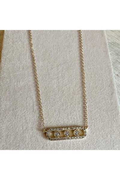 HS Jewels Gold Yatay Messika Kolye