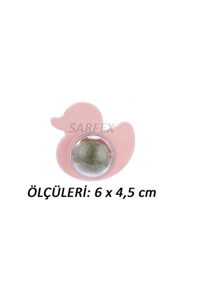 SARFEX Ördek Şekilli Kedi Nanesi Catmint Catnip Kedi Otlu Oyuncak Kedi Çimi Oyuncağı Ördek Kedi Topu