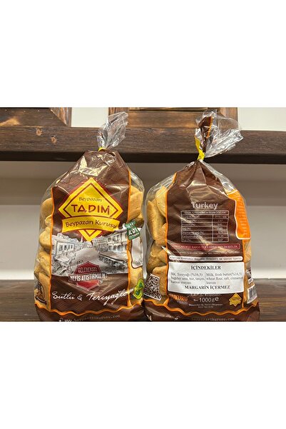 TADIM KURU FIRINI Tam Tereyağlı ( Margarin Içermez) Beypazarı Kurusu 1000gr (büyük Kesim)