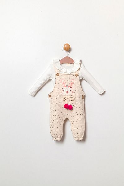 Mora Baby Girl Fleece Jumpsuit Bodysuit