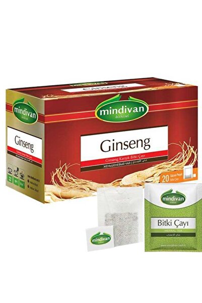 Mindivan Ginseng Çayı 20 'li Premium Süzen Poşet