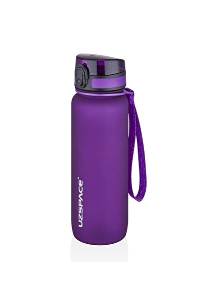 Uzspace زجاجة مياه تريتان ذات ملمس ناعم من المجموعة الجديدة سعة 800 مل