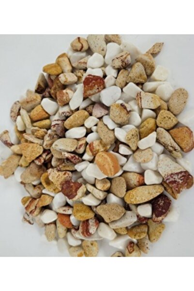 Asenya Saksı Dibi Taşı 20 Kg 1-2 Cm Karışık Renkli Çakıl Taşı Vazo Dibi Taşı ...