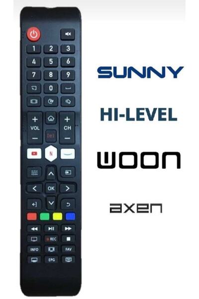 Sunny -axen - Woon - Hı Level Orjınal Lcd Kumanda