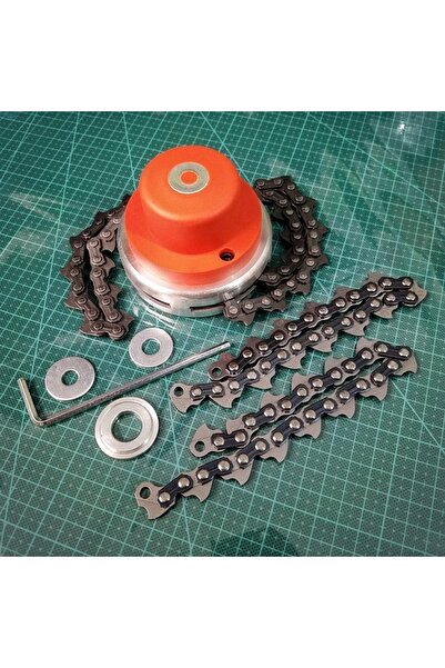 Genel Markalar Motorlu Tırpan Testere Zincirli Kendinden Pasolu Canavar Başlık Yedek Zincirli