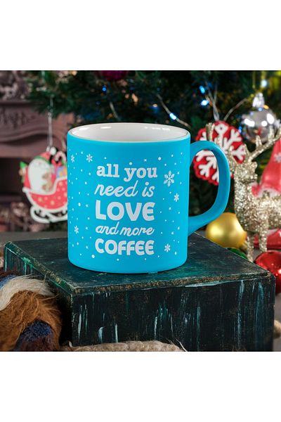 Myros Christmas Themed Ceramic Penguin Mug