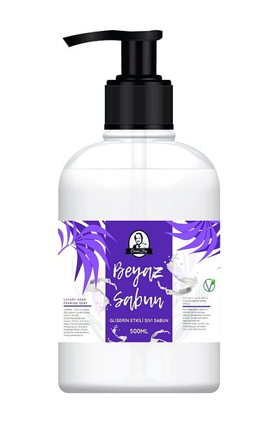 Özcan Bey Glycerin Effect White Soap Scented Liquid Soap 500ml