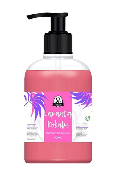 Özcan Bey Glycerin Effect Lavender Scented Liquid Soap 500ml
