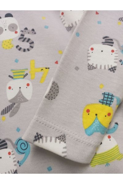 Miniworld 3-18 Months Men's 2-Piece Let's Play Body 100% Cotton