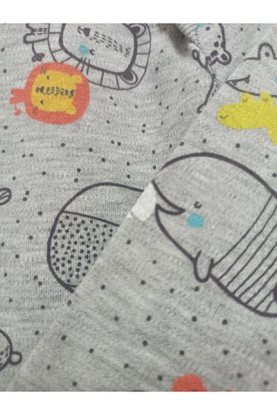 Miniworld 3-18 Months Men's 2-Piece Little Families Body 100% Cotton