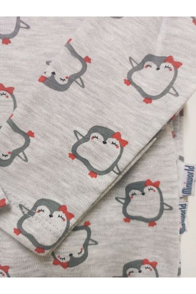 Miniworld 3-18 Months Girl's 2-Piece Cute Penguin Body 100% Cotton