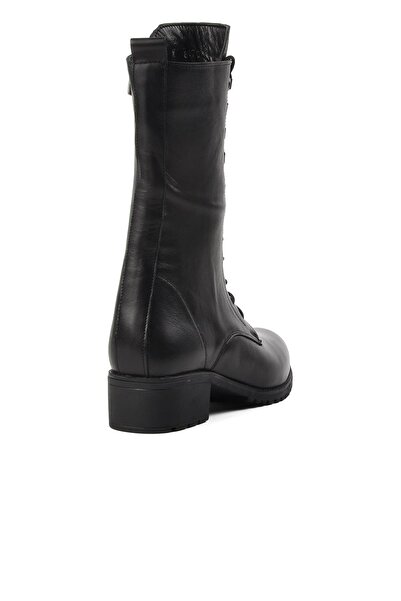 Voyager 8470 Siyah Içi Polarlı Hakiki Deri Kadın Bot