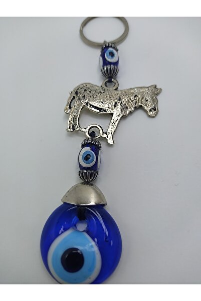 DİBA AVM سلسلة مفاتيح مصبوبة على شكل عين الشر مطرزة بالزنبق - حلقة مفاتيح مع ...