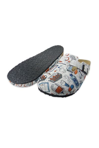 Settimo Single Buckle Felt Orthopedic Mushroom Sabo Slippers Doctor Nurse Slippers