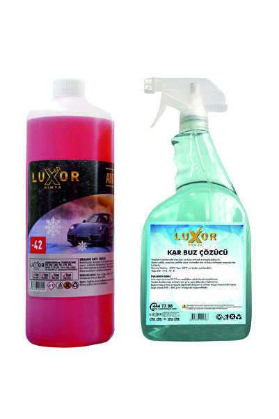Luxor Kimya Kimya 4 Mevsim -42 Derece Kırmızı Antifriz Konsantre 1 Lt + Kar B...