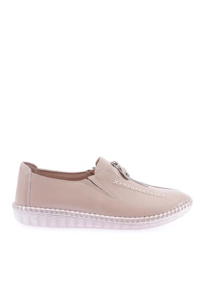 DGN Women's Comfort Shoes Beige Genuine Leather 52492713