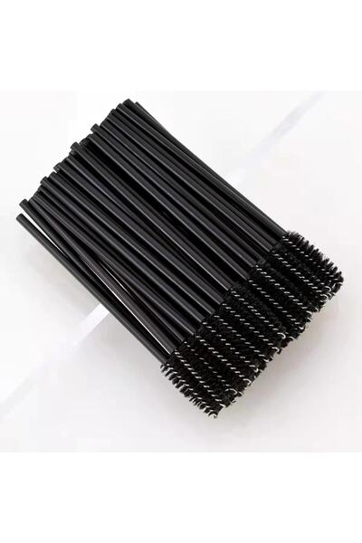 Bluoksweet 3 Pcs Disposable Eyebrow Eyelash Black Makeup Brush Cosmetic Mascara
