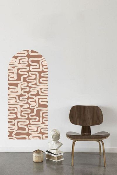 Piksel Grafik Αυτοκόλλητο τοίχου με μοτίβο Bohemian Oval