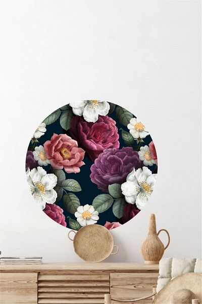 Piksel Grafik Bohemian Floral Full Circle 1 Foil