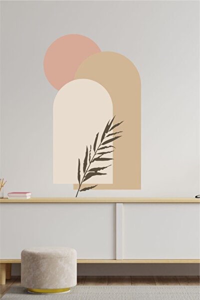 Piksel Grafik Sun Boho Wall Sticker