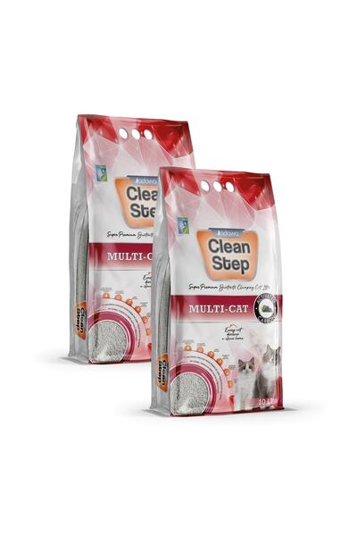 jadawa Clean Step Aktif Karbonlu Topaklanan Ince Tane Bentonit Kedi Kumu 10 L...